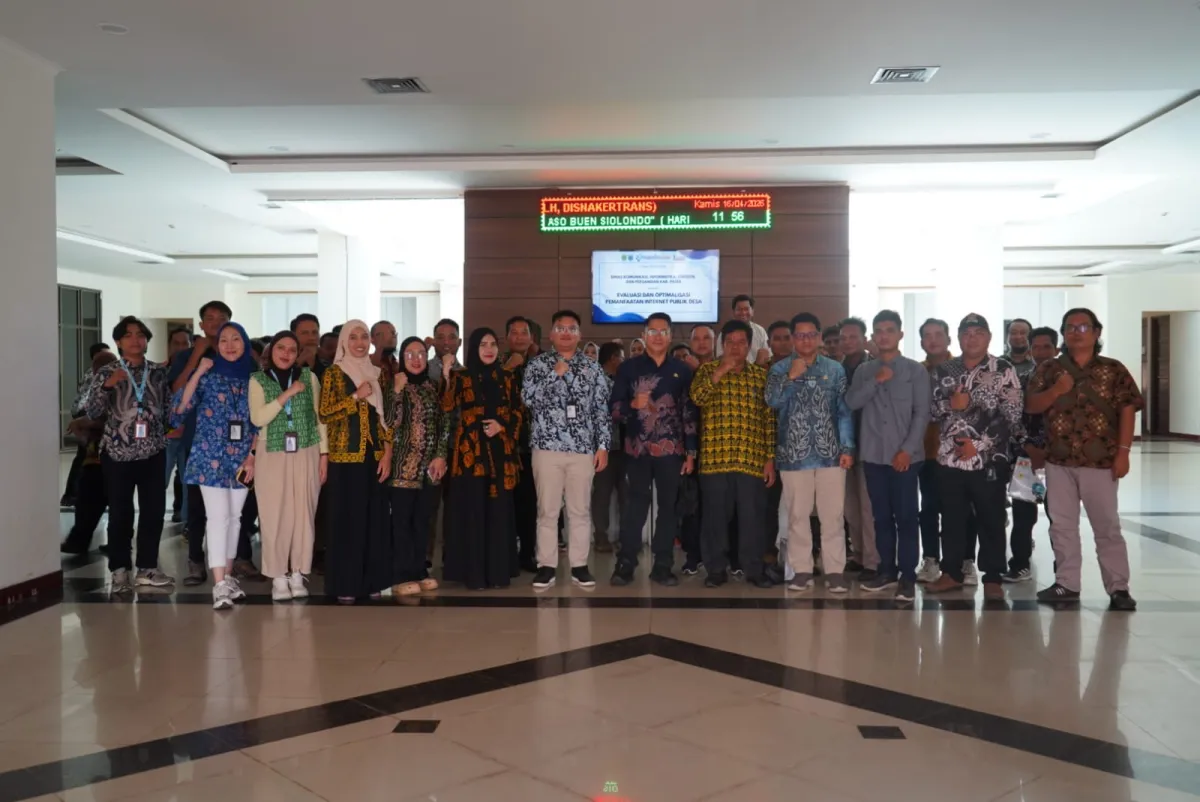 Diskominfostaper Paser Evaluasi dan Optimalkan Pemanfaatan Internet Publik di Desa