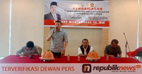Edward Horas Tinjau Program Berbasis APBD Sulsel 2026, Tekankan Transparansi dan Akuntabilitas