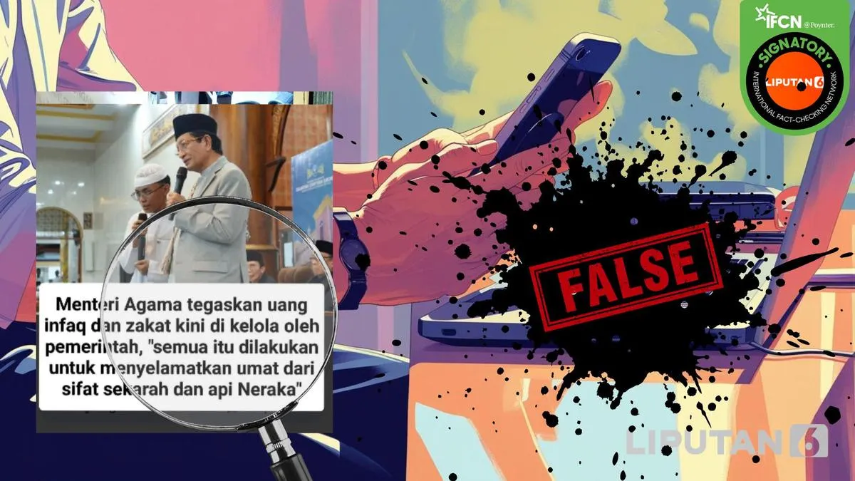 Cek Fakta: Klaim Menag Sebut Zakat dan Infak Kini Dikelola Pemerintah Demi Selamatkan Umat dari Api Neraka Tidak Terbukti