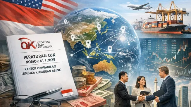 OJK Terbitkan POJK 41/2025 untuk Atur Kantor Perwakilan Lembaga Jasa Keuangan Asing