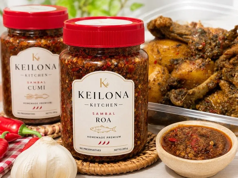 Keilona Kitchen Tawarkan Sambal Homemade Premium dari UMKM Tangerang