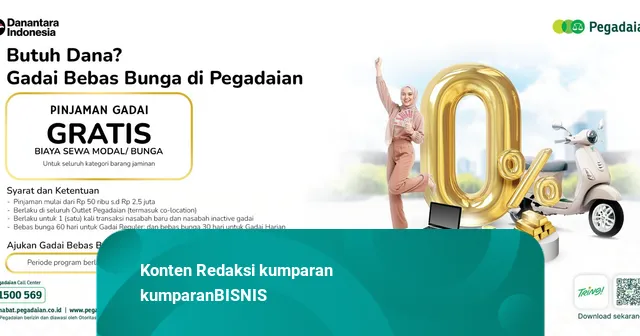 Pegadaian Luncurkan Kembali Program Gadai Bebas Bunga dan Gadai Bebas Mu’nah hingga April 2026