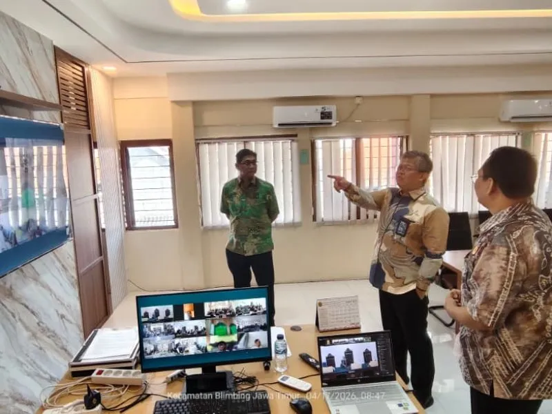 Badilum Uji Coba Aplikasi B-CAT di PN Malang, Dirbinganis Pantau Pelaksanaan Ujian