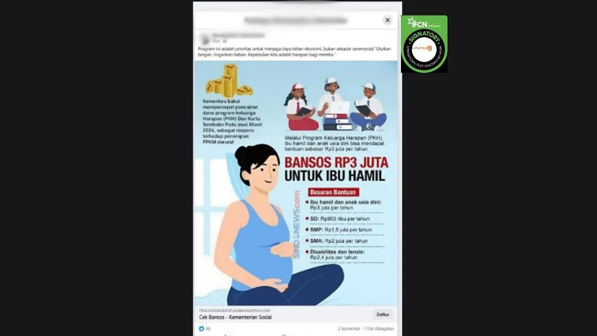 Cek Fakta: Link Pendaftaran Bansos untuk Ibu Hamil Tidak Benar, Ini Cara Daftar Resmi Kemensos