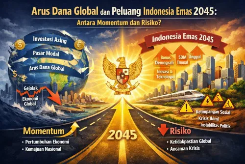 Arus Dana Global Deras, Indonesia Punya Peluang dan Tantangan Menuju 2045