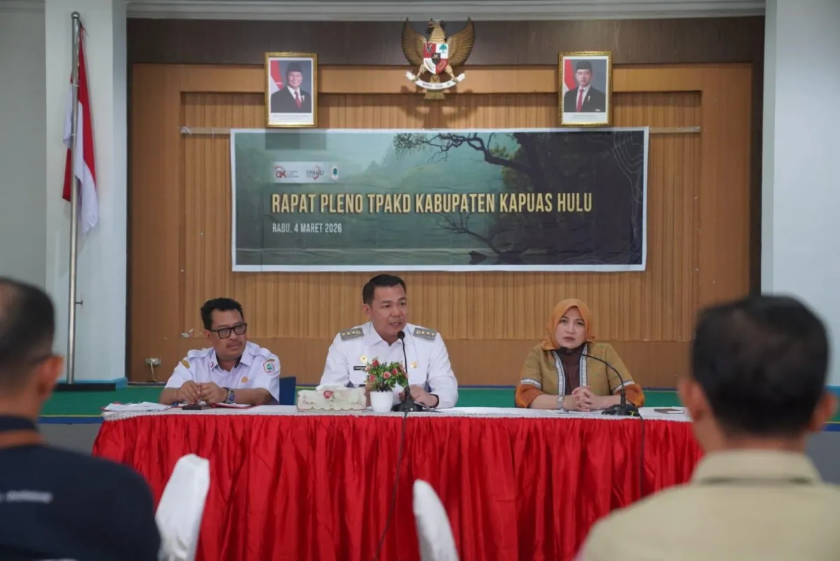 Pleno TPAKD Kapuas Hulu Semester I 2026 Fokus Perluas Akses Keuangan hingga Desa dan Sektor Riil