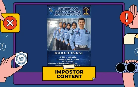 Tautan Pendaftaran CPNS POLSUSPAS 2026 di TikTok Dipastikan Hoaks, Kementerian: Belum Ada Pengumuman Seleksi