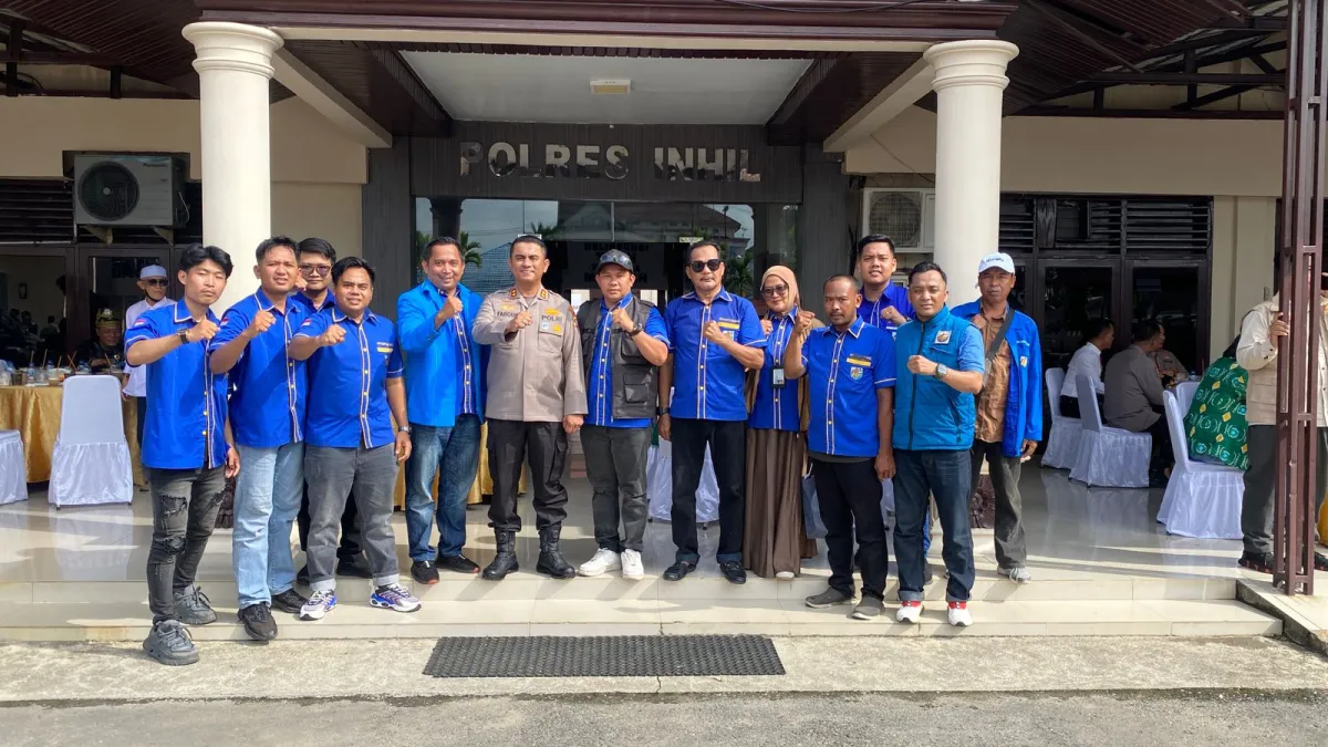 KNPI Inhil Dukung Apel Sabuk Kamtibmas Polres Inhil, Perkuat Sinergi Jaga Kondusivitas Daerah