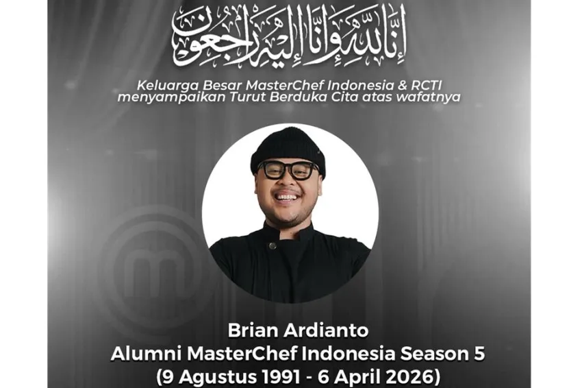 Alumni MasterChef Indonesia Season 5 Brian Ardianto Meninggal Dunia di Usia 34 Tahun