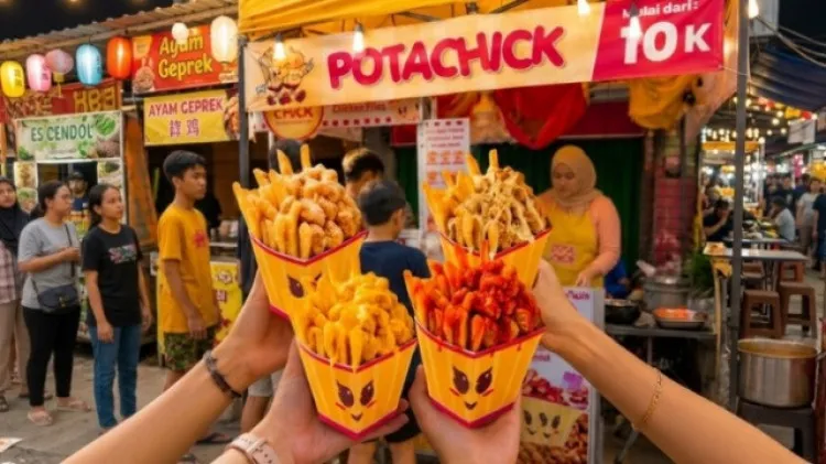 Potachick Garap Tren Finger Food Lewat Menu Kentang dan Popcorn Chicken