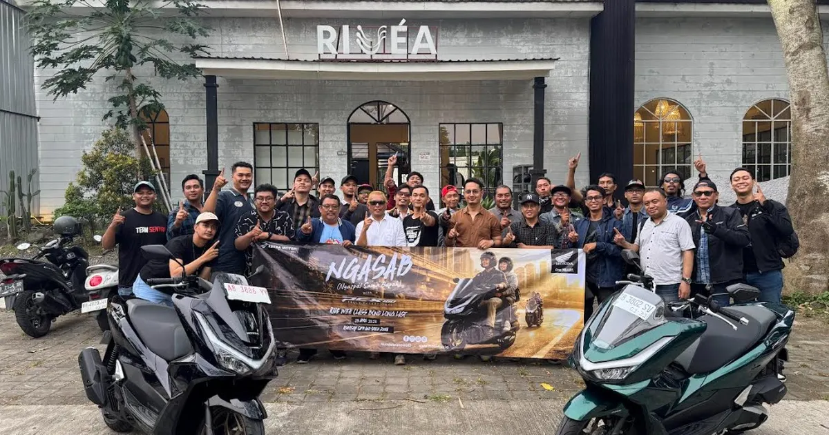 Astra Motor Yogyakarta Gelar NGASAB, Komunitas Honda PCX160 Jelajahi Titik Ikonik Kota