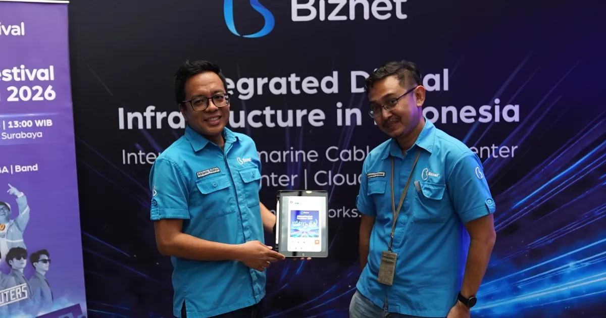 Biznet Gelar Biznet Festival Surabaya 2026 dan Aktifkan Kabel Serat Optik Bawah Laut di Pulau Jawa