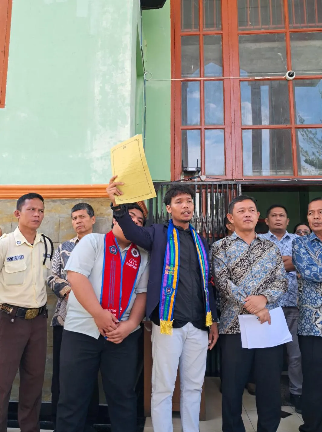 BEM IAKN Tarutung Demo Tuntut Kejelasan dan Transparansi Beasiswa PPA yang Belum Cair