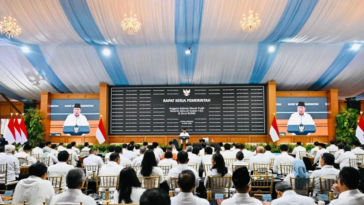 Prabowo Tekankan Stabilitas RI di Tengah Konflik Global, Dorong Efisiensi dan Sinergi Pemerintah