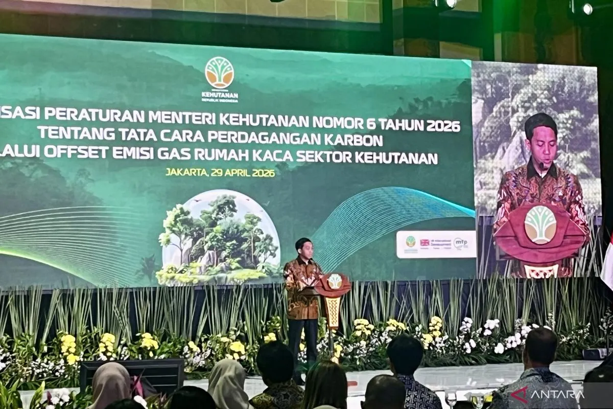 Menhut Tegaskan Akuntabilitas dan Transparansi Perdagangan Karbon Kehutanan lewat Permenhut 6/2026