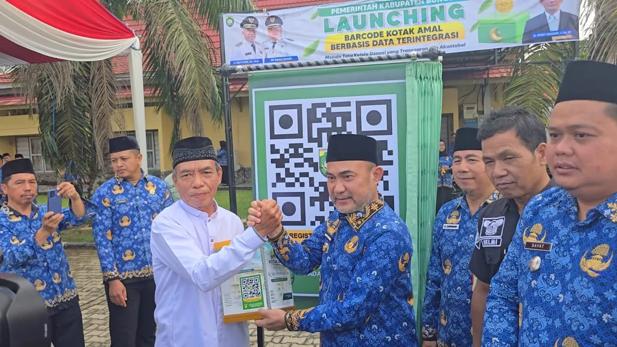 Pemkab Bungo Luncurkan Barcode Kotak Amal Terintegrasi, Polri Dukung Pengawasan Dana Donasi