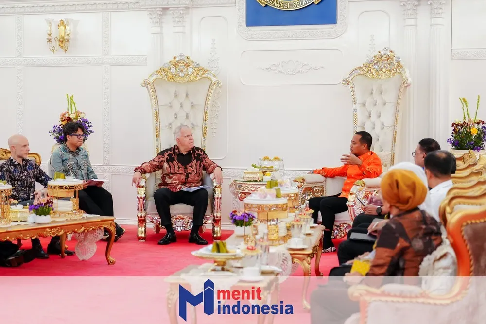 Gubernur Sulsel Sampaikan Pesan Damai saat Bertemu Diplomat AS di Makassar