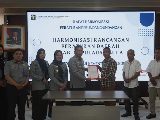 Kemenkum Maluku Utara Harmonisasi Ranperda RTRW Kepulauan Sula 2026–2046