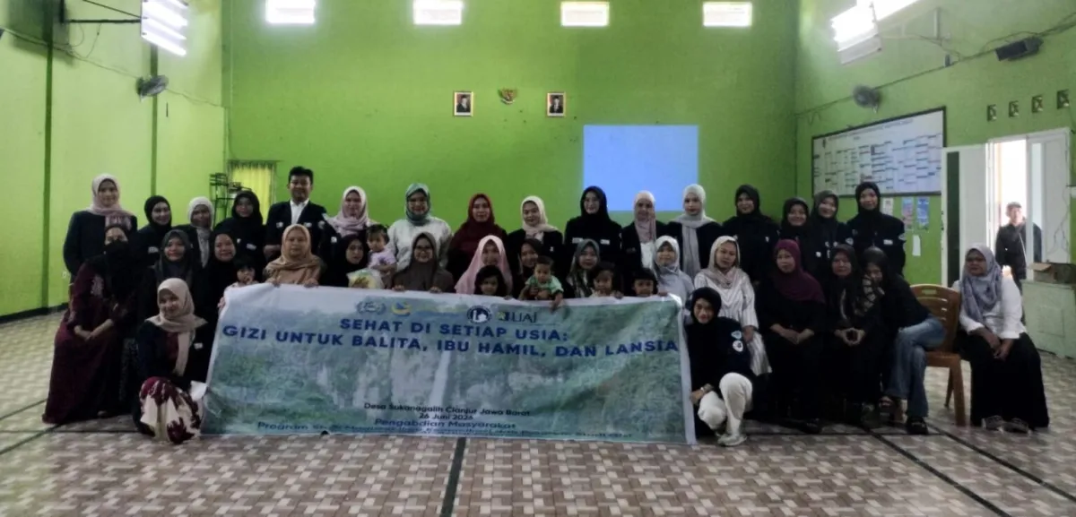 Mahasiswa Gizi Universitas Al-Azhar Gelar Edukasi Gizi di Desa Sukanagalih Cianjur untuk Cegah Stunting