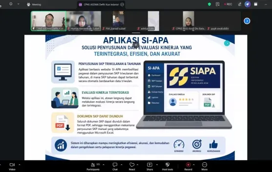 Kanwil Kemenkum Sulsel Perkenalkan SI-APA untuk Digitalisasi Penyusunan dan Penilaian SKP