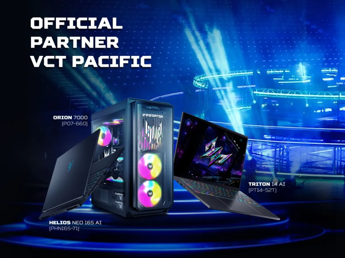 Predator Gaming Resmi Jadi Mitra VCT Pacific 2026, Orion 7000 Disiapkan sebagai PC Desktop Pertandingan