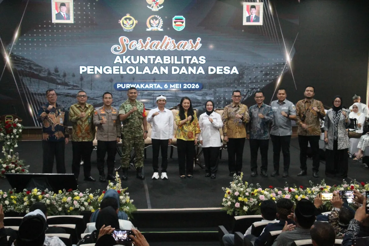 Kapolres Purwakarta Hadiri Sosialisasi Akuntabilitas Pengelolaan Dana Desa 2026