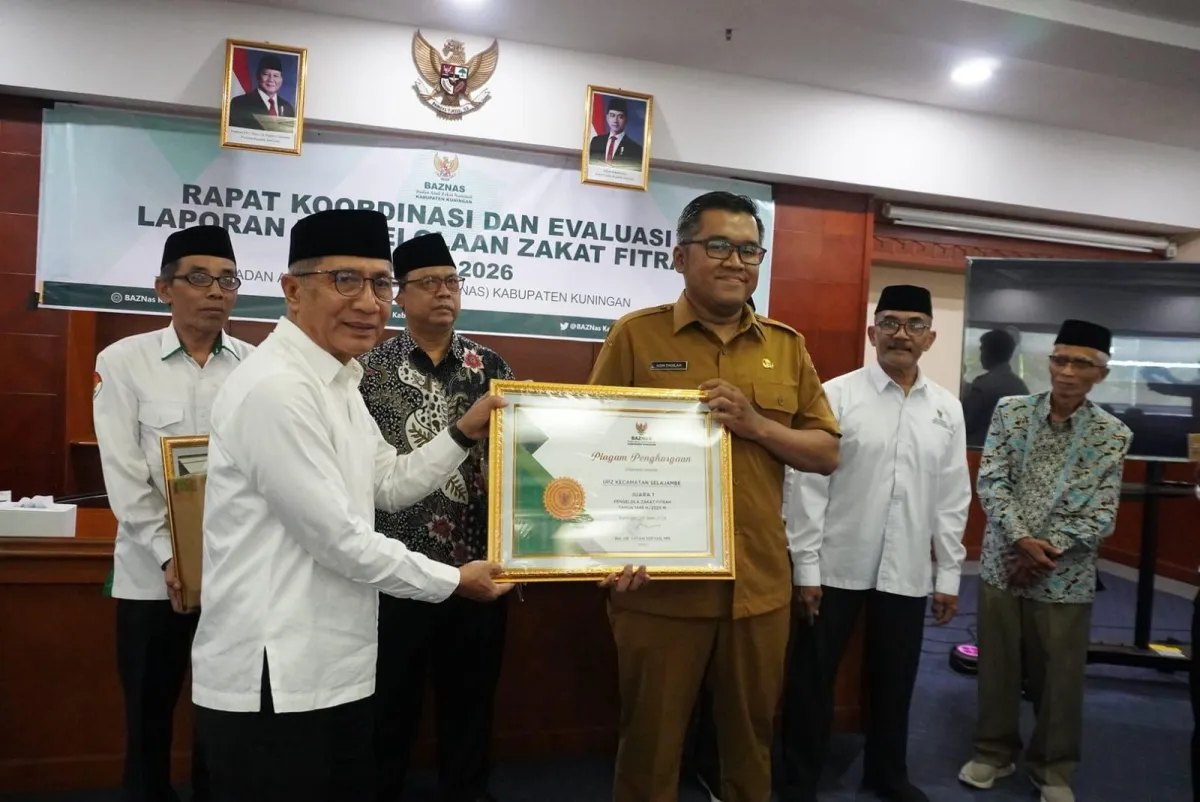 Penghimpunan Zakat Fitrah di Kuningan 2026 Tercatat Rp21,78 Miliar, BAZNAS Perkuat Sistem Digital