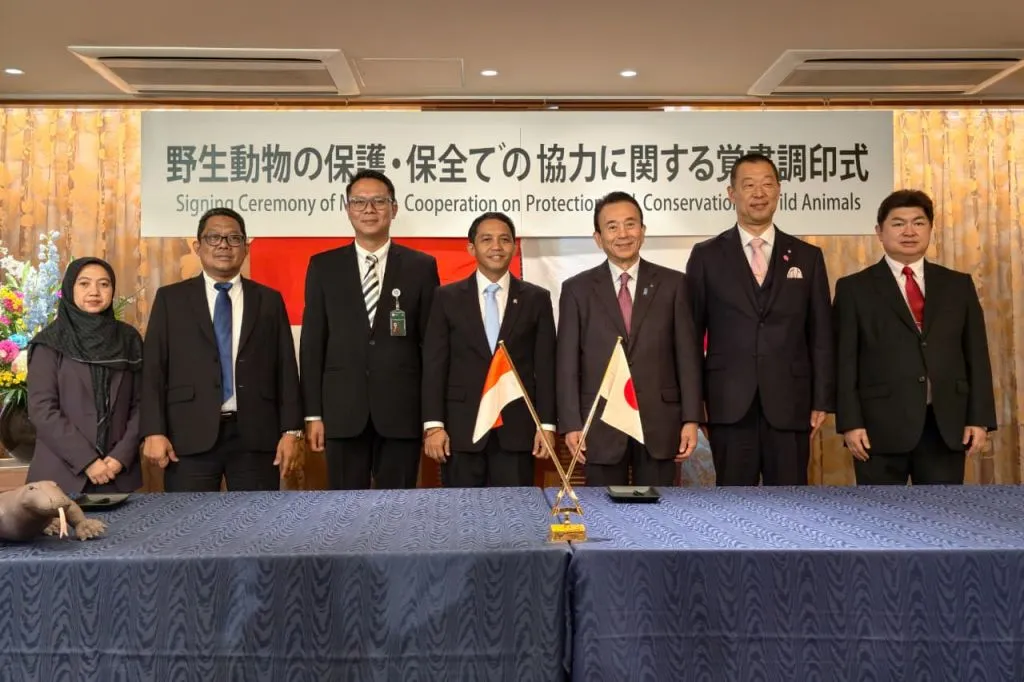 Indonesia dan Jepang Teken MoU Diplomasi Hijau, Termasuk Program Pengembangbiakan Komodo di Shizuoka