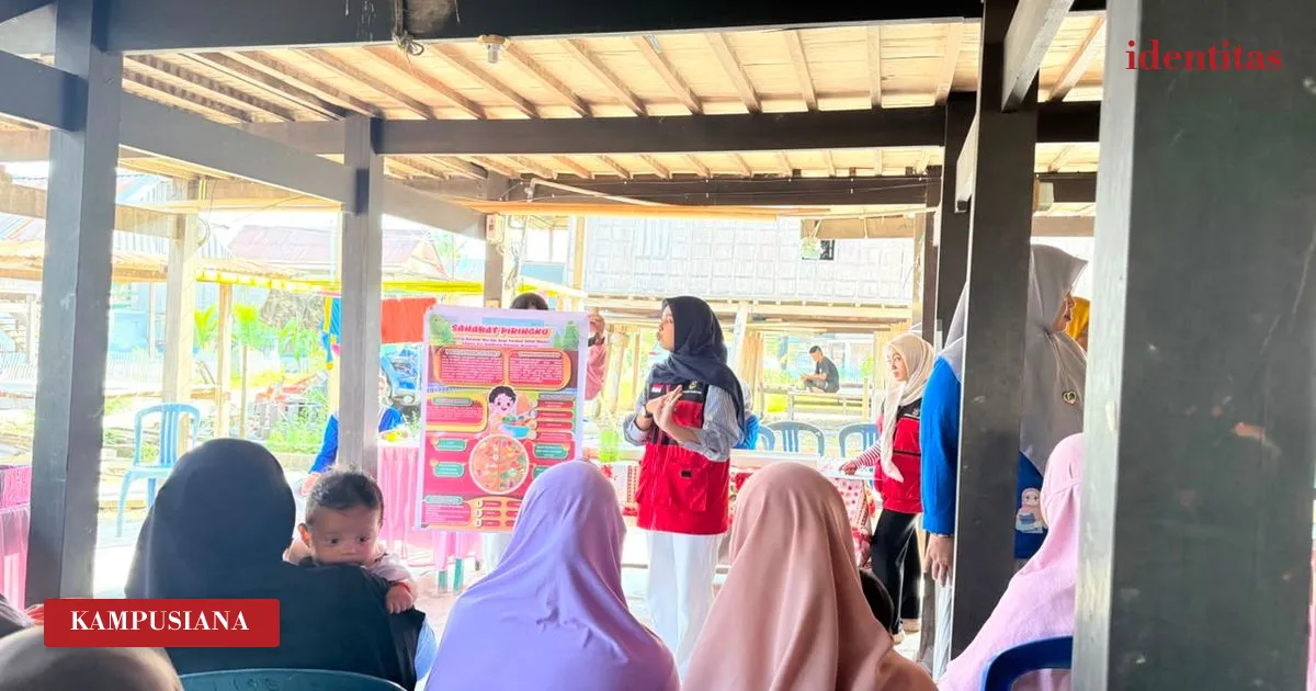 Mahasiswa KKN Profesi Kesehatan Unhas Gelar Edukasi Gizi Seimbang Lewat Program SAHABAT PIRINGKU di Desa Lise