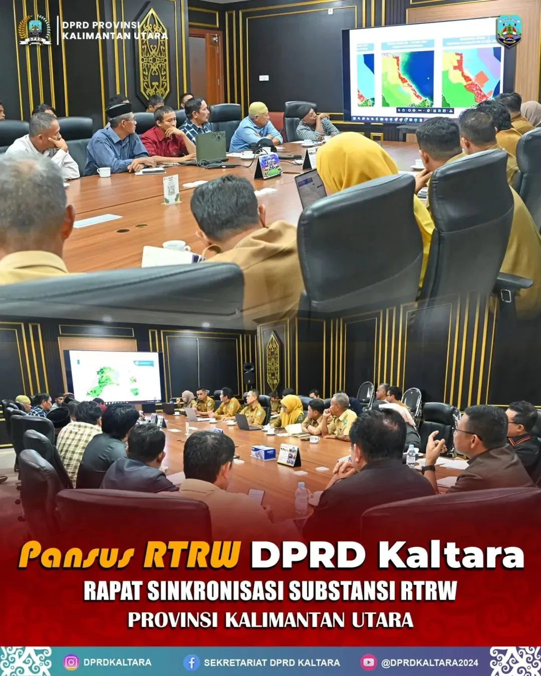 Pansus RTRW DPRD Kaltara Bahas Penyesuaian Tata Ruang Permukiman Tanah Kuning–Mangkupadi di Kawasan Industri