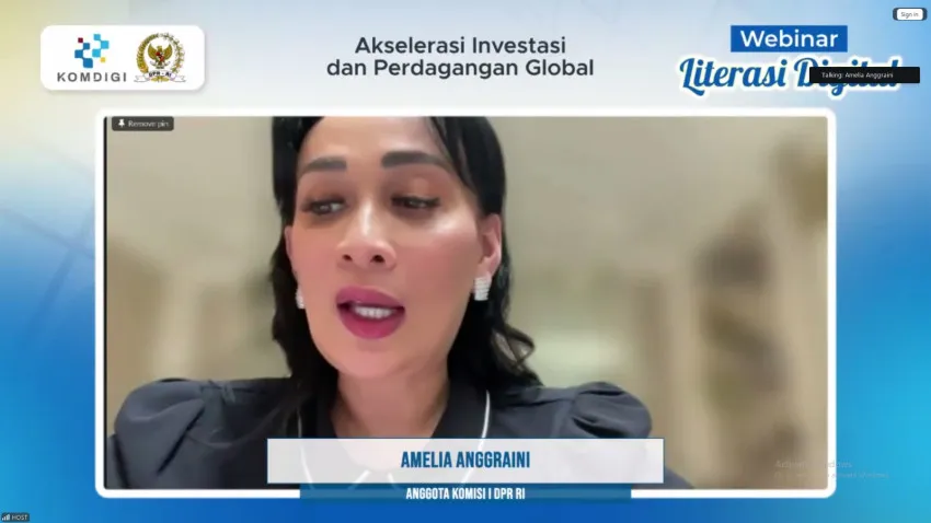 Amelia Anggraini Tekankan Pentingnya Literasi Digital untuk Dorong Investasi dan Perdagangan Global