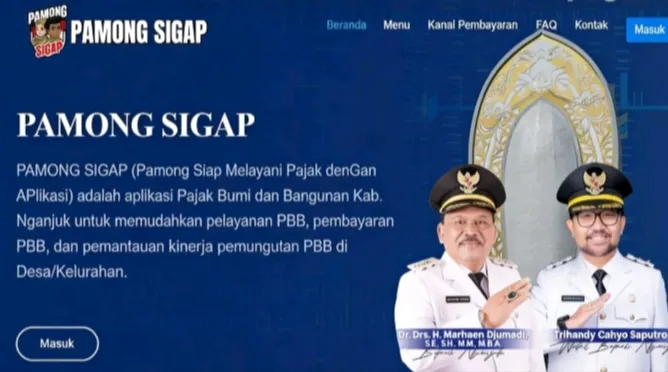 Warga Nganjuk Kini Bisa Mengecek Status PBB dalam Hitungan Detik Lewat Aplikasi Pamong Sigap