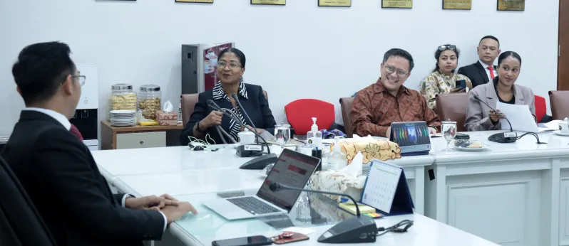 Kementerian Kehakiman Inggris Kunjungi MK, Bahas Sistem Perlindungan Data Pribadi