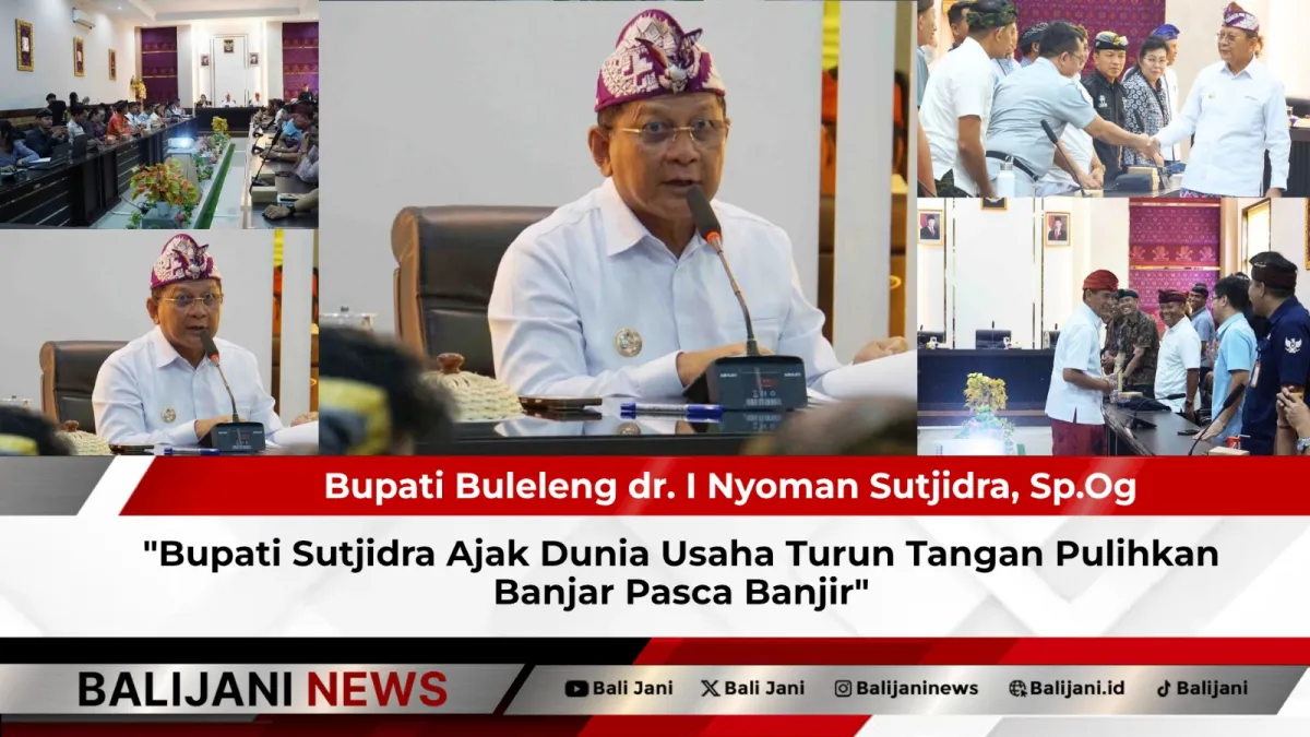 Bupati Sutjidra Ajak Pelaku Usaha Terlibat dalam Pemulihan Banjir di Kecamatan Banjar