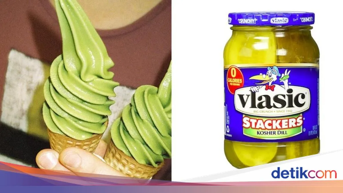 Tren Kuliner Unik Muncul, Es Krim Rasa Acar Mentimun Jadi Perbincangan