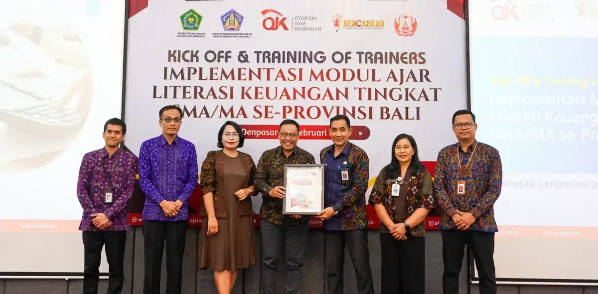 OJK Bali Latih Guru SMA/MA Terapkan Modul Literasi Keuangan untuk Pelajar