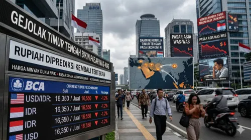 Ketegangan Iran-AS Picu Gejolak Pasar, Rupiah Diperkirakan Kembali Tertekan