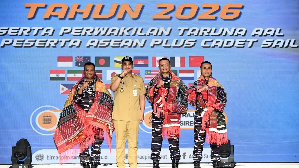 Bobby Nasution Terima Kadet dari Berbagai Negara di Medan, Dorong Diplomasi Maritim lewat Kartika Jala Krida 2026
