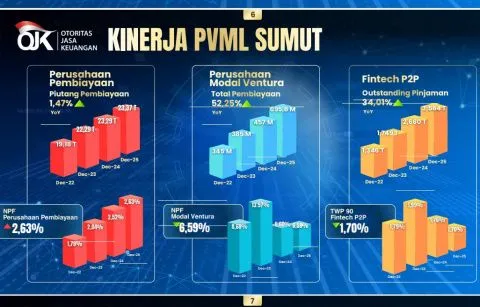 Pinjaman Fintech di Sumut Naik 34,01% pada 2025, Outstanding Tembus Rp3,56 Triliun