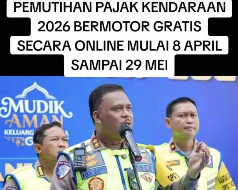 Korlantas Polri Tegaskan Kabar Pemutihan Pajak Kendaraan Online Gratis 2026 Adalah Hoaks