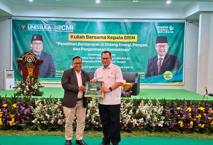 Kuliah Umum di Unissula, Kepala BRIN Tekankan Riset Dosen Harus Berdampak bagi Ekonomi dan Masyarakat