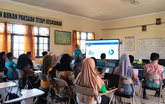 SD di Batumandi Samakan Standar Penggunaan Aplikasi Agenda Surat Digital