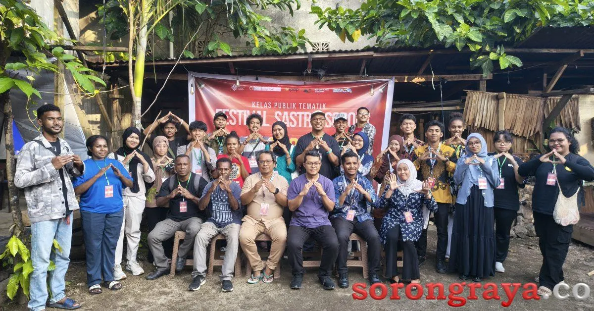 Festival Sastra Sorong 2026 Dibuka, Hadirkan 10 Kelas Publik Tematik Berbasis Realitas Lokal Papua