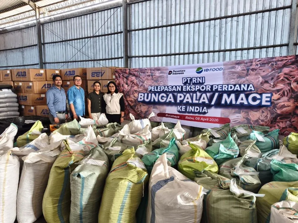 ID Food Lakukan Ekspor Perdana Bunga Pala ke India, Bidik Pengiriman Rutin