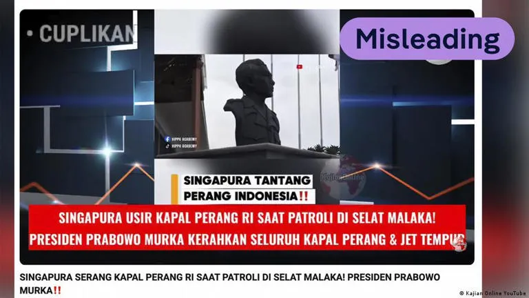Cek Fakta: Klaim Singapura Menantang Perang Indonesia