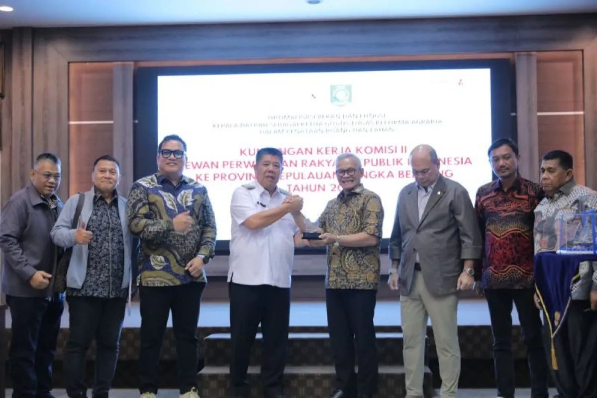 Gubernur Bangka Belitung Tekankan Optimalisasi GTRA untuk Penataan Ruang dan Legalitas Lahan