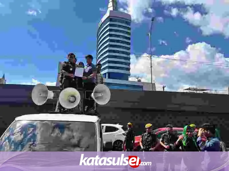 Mahasiswa Demo di Kejati dan Polda Sulsel, Desak Transparansi Penanganan Dugaan Masalah Anggaran dan Agraria di Luwu Timur
