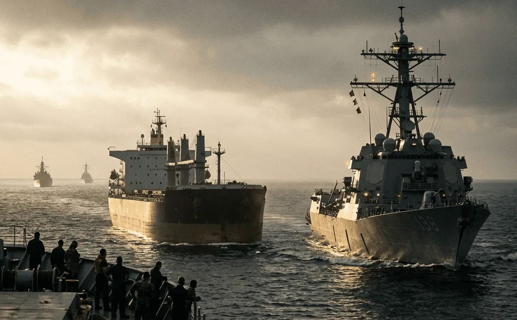 Pentagon Klaim Blokade Selat Hormuz Berjalan Efektif pada Hari Pertama, Enam Kapal Dagang Berbalik Arah