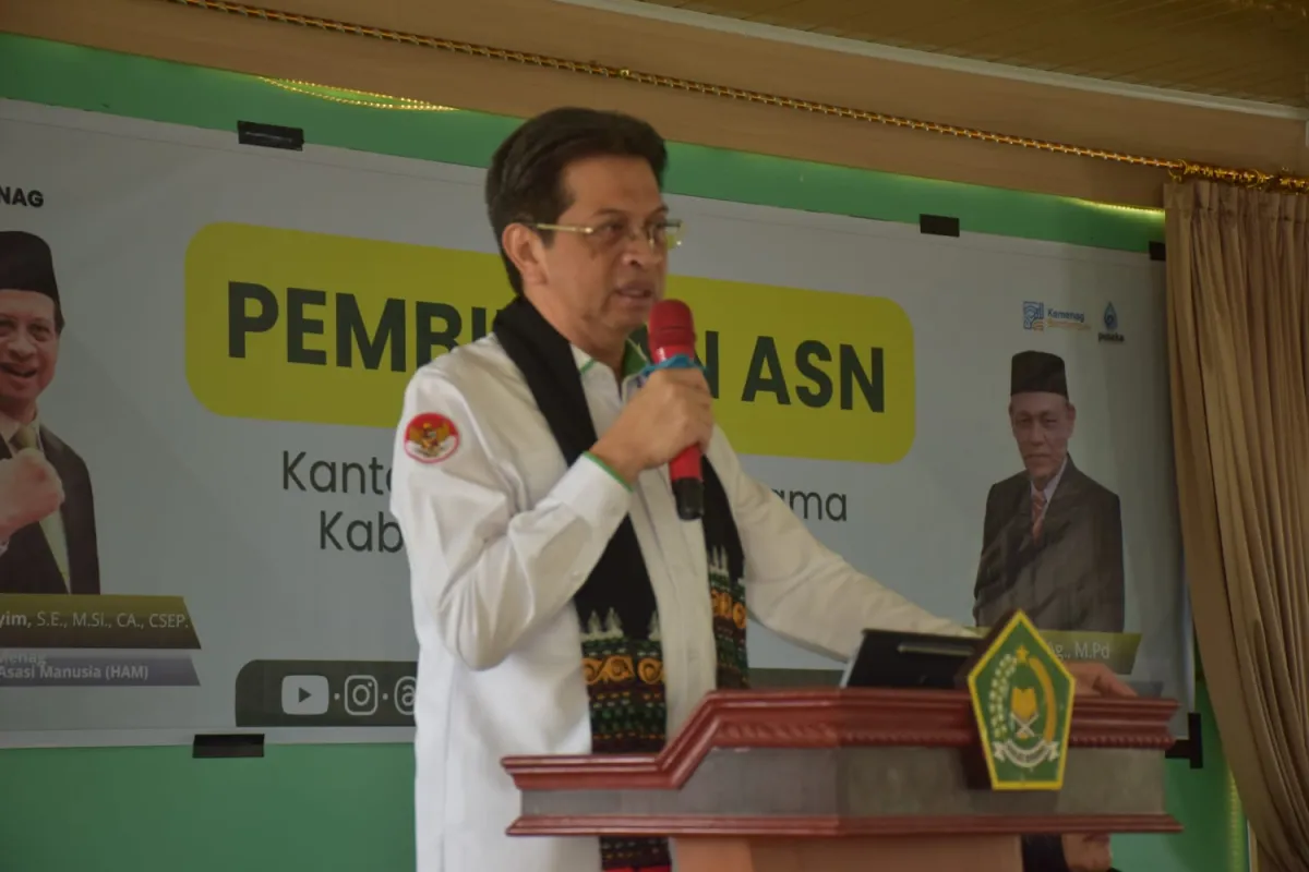 Staf Ahli Menag Dorong Digitalisasi Kepegawaian dan Pelayanan Transparan bagi ASN Kemenag Bener Meriah