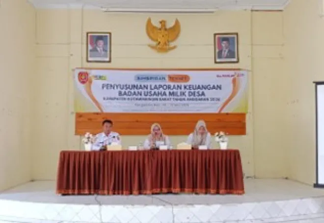 DPMD Kotawaringin Barat Gelar Bimtek Penyusunan Laporan Keuangan BUMDes TA 2026